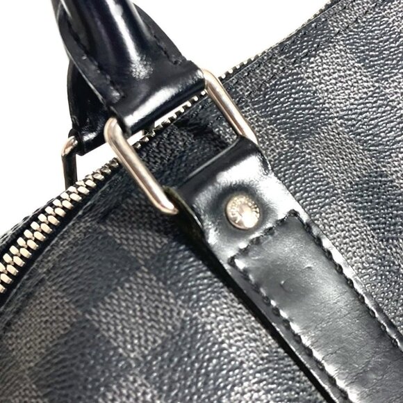 LOUIS VUITTON N41413 Damier Graphite KeepallBandouliere55 2WAY Travel Duffle Bag - Picture 11 of 14